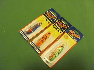 3 Mepps Syclops Casting Spoon Lures 1/2oz - ASSEMBLED IN USA. • $19.95