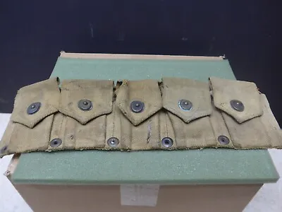 WW11 US Canvas Ammo Belt-Garand • $30