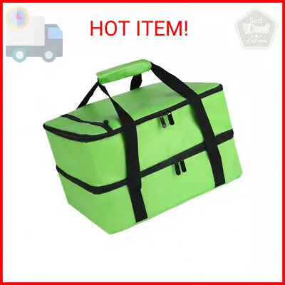 Bodaon Insulated Double Casserole Carrier Bag Fits 9x13 And 11x15 Inch Baking D • $33.53