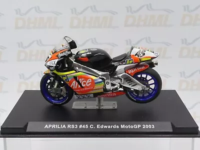 IXO 1:24 Colin Edwards Aprilia RS3 2003 • £15