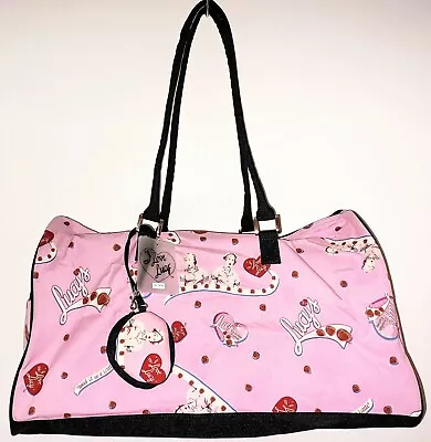 I Love Lucy Chocolate Factory Large Travel Bag W Wristlet Coin Purse Nwt • $39.99