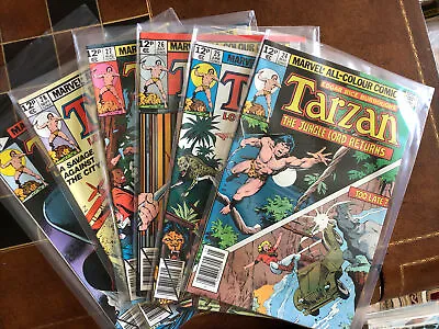 Tarzan / Marvel Comics / 1979 / Issues 2425262728 And 29 • £19