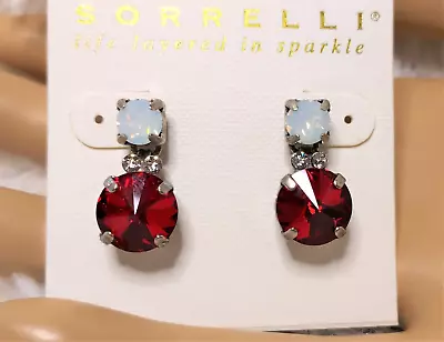 $59.95 • Buy *NEW*  &  *RETIRED*  ~ Sorrelli ~   CRIMSON  PRIDE   ~ Earrings ~ SOLD  OUT !!!!