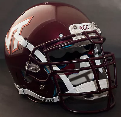 *CUSTOM* VIRGINIA TECH HOKIES NCAA Schutt XP Authentic GAMEDAY Football Helmet • $339.99