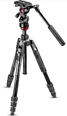 New Manfrotto Befree Live Travel Tripod Twist Lock Fluid Head - MVKBFRT-LIVE • $88.88