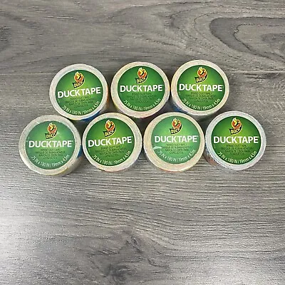 Lot Of 7- Duck Brand Duct Tape Mini  .75  X 180” Rainbow Paint Splatter New • $24.99
