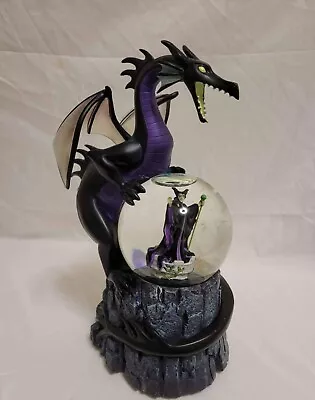Disney Villains Maleficent Dragon Musical Snow Globe Disney Store Exclusive • $80