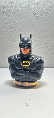Vintage 1989 Batman Movie 7  Plastic Coin Bank DC Comics Michael Keaton Cereal • $14.99