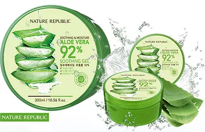 [NATURE REPUBLIC] Soothing & Moisture Aloe Vera 92% Soothing Gel MADE IN KOREA • $25.19