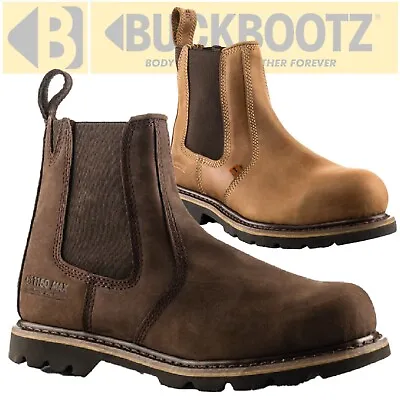 Buckler Dealer Boots - Brown Or Tan - Premium Safety Angle Boots - Buckbootz • £77.99