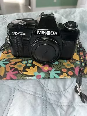 Minolta X-7A 35mm Film Camera WORKS (body Only) • $48