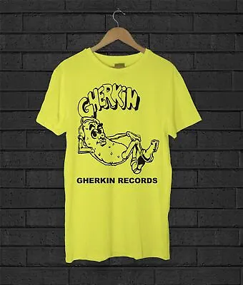 £12.95 • Buy Gherkin Records T-Shirt - Chicago House Mr Fingers Armando Mike Dearborn