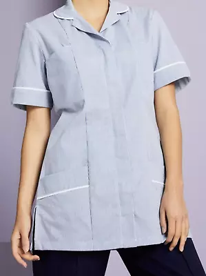 Nurse HCA Healthcare Scrubs Medical Hospital Uniform Tunic STRIPES NHS UK MADE • £12.99