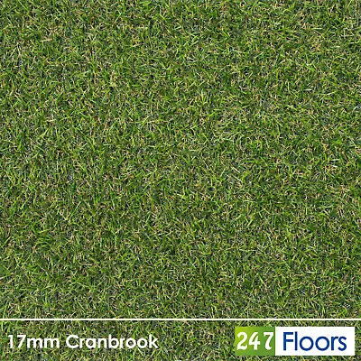 Artificial Grass Cheap 17mm £5.49/m² Astro Turf Fake Grass Free Delivery 2m 4m • £0.99