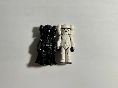 KAWS Star Wars Darth Vader & Stormtrooper 2  Mini Authentic Vinyl Figure Set • $225