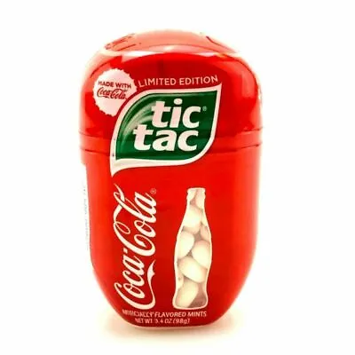 ❤️ Tic Tac Coca Cola Breath Mints 3.4 Oz 8 Count Bottle Packs 04/24 Limited Ed • $35