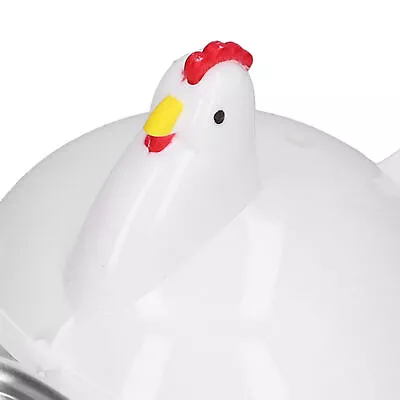 Egg Cooker 4 Eggs Chicken‑Shaped Heat Resistant Microwave Eggs Boiler GU • $12.05