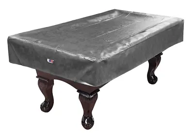 Grey 7ft Heavy Duty Leatherette Billiard Pool Table Cover • $25.99