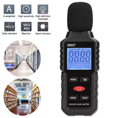 Digital Sound Level Meter 30~130dB Professional Sound Noise Level Decibel Meter • $23.99