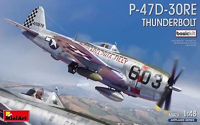 MiniArt 48023 P-47D-30RE Thunderbolt Basic Kit 1/48 • $38.63