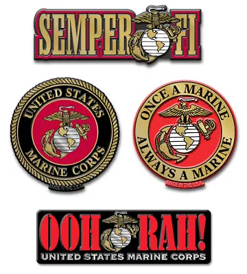 U.S. Marine Corps Magnet Set By Classic Magnets 4-Piece Set • $12.99