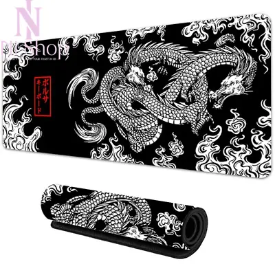 Extra Large Gaming Mouse Pad XXL Japanese Dragon Extended Desk Mat Non-Slip Soft • $12.99