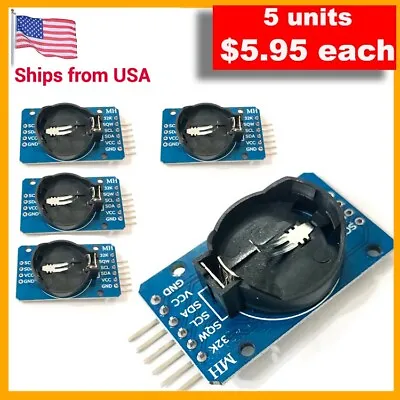 DS3231 AT24C32 IIC Precision Real Time Clock RTC Memory Module For Arduino • $29.75