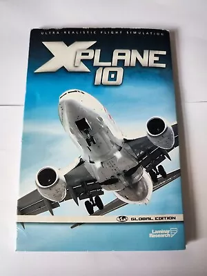 X Plane 10 Flight Simulator Laminar Research Aerosoft PC/MAC DVD ROM 8 Discs • £19.99