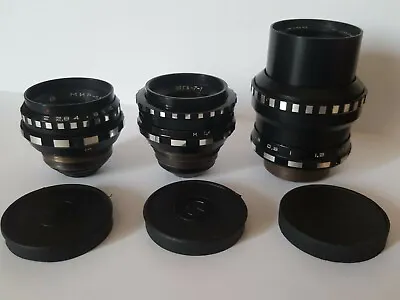 Lenses Lens Kiev16U Camera Mir11m Vega7-1 Tair41m BlackMagic Pocket BMPCC  • $299.12