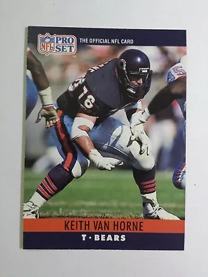 Keith Van Horne 1990 Pro Set Football Card # 58 C7327 • $1.59