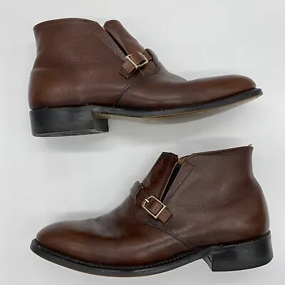 Vintage Ankle Boots Leather Weyenberg Massagic Buckle Mens Sz 7 1/2E • $31.49