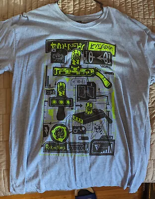 Rick And Morty Portal Gun T-shirt Size XL Mens Loot Crate • $25