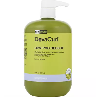 DevaCurl Low Poo Delight Mild Lather Cleanser 950ml • $138