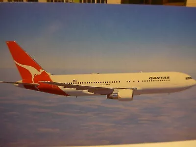 Qantas 767 Qantas Advertizing Postcard 14 X 9 Cms New Old Stock • $2.25