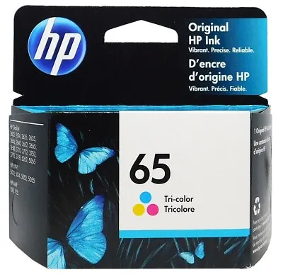 HP #65 Color Ink Cartridge 65 N9K01AN NEW GENUINE • $10.99