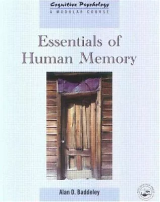 Essentials Of Human Memory Paperback Alan D. Baddeley • $5.89