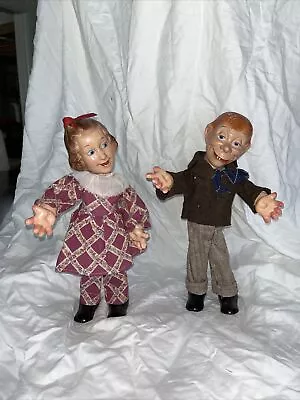 Fanny Brice And Mortimer Snerd Ideal Composition Dolls • $350