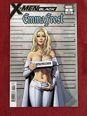 X-MEN BLACK EMMA FROST #1 Salvador Larrocca MUG SHOT VARIANT • $15