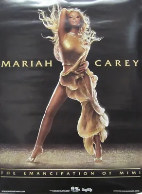 Mariah Carey 2005 Emancipation Of Mimi BIG Promo Poster Flawless New Old Stock • $14.99