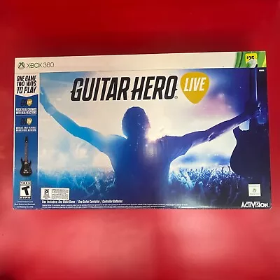 Guitar Hero Live Guitar & Game Bundle (Xbox 360) Brand New Factory Sealed In Box • $139