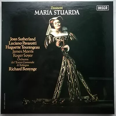 Decca 3 LP Box D2D 3: Donizetti - Maria Stuarda / Sutherland / Pavarotti Etc. • $15.41