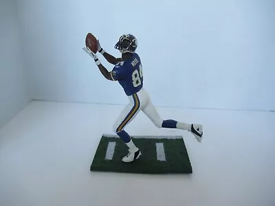 Mcfarlane Nfl Series 1 Vikings Hof Wr Randy Moss Loose Complete Figure • $19.99