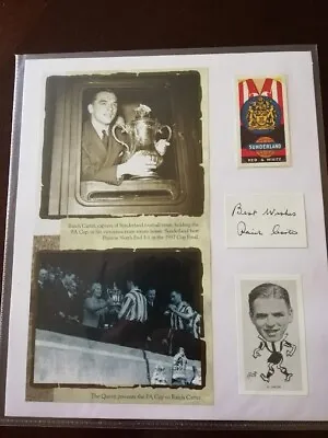 Raich Carter Sunderland 1937 F.a.cup Final Legend Hand-signed Photocard (1) • £24.95
