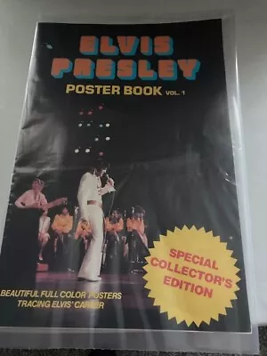 VINTAGE 1977 Elvis Presley Poster Book Vol 1  22 Posters 11 & 16 1/2 • $10