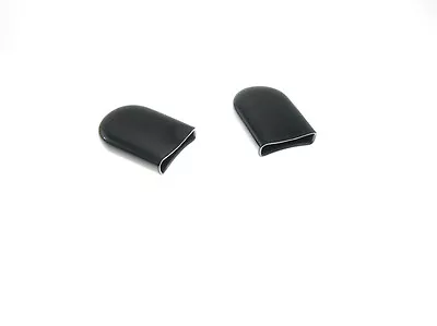 2 Pack Rectangular Black Vinyl Caps 1/4  X 1  X 1-1/2  Tall  850770 • $5.50