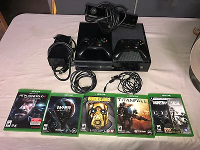 Microsoft Xbox One X 1TB Black Console Bundle 5 Games Controllers Kinect Sensor • $249.99