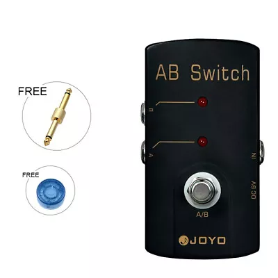 True Bypas Design Effect Pedal For Guitar JF-30A/B Switch With Gold Guitar Pedal • $45