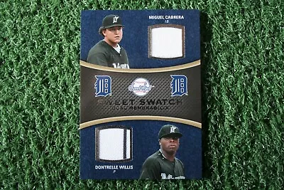 Miguel Cabrera & Dontrelle Willis 2008 Sweet Spot Sweet Swatch #DS-CW Dual Relic • $8.46