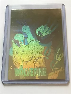 1992 X-Men Series 1 Wolverine Hologram Insert Card XH-1 Impel / Jim Lee Art • $9.99