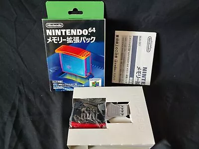 Memory Expansion Pak Pack Nintendo 64 NUS-007 Nintendo Official Original-g0417- • $134.08